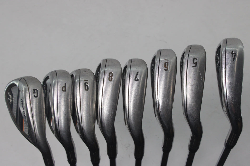 Callaway Mavrik Irons (RH) 4-GW Elevate Tour VSS/S-Flex 115g Pre-Owned