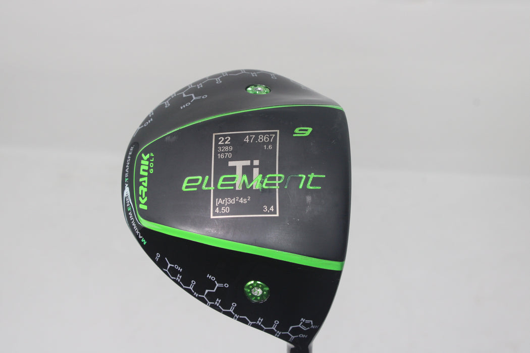 Krank Golf Element Driver RH 9.0 House Of Forged Patriot Ultralight Pre-owned