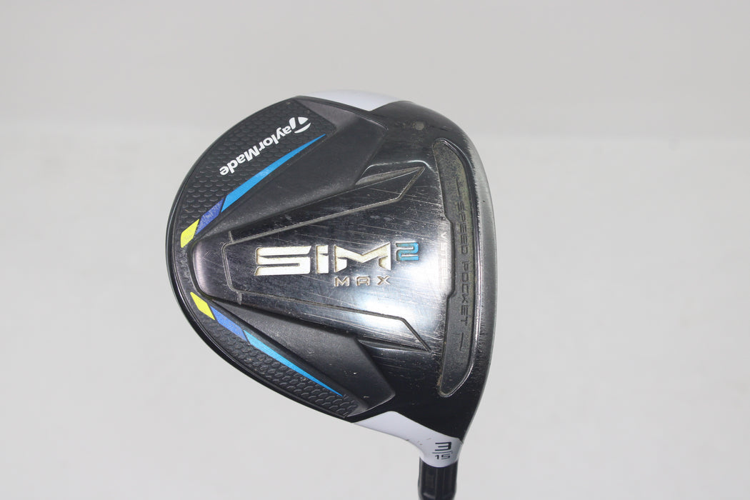 TaylorMade SIM2 Max Fairway Wood RH 3W/15 Ventus Blue 5 R Pre-owned