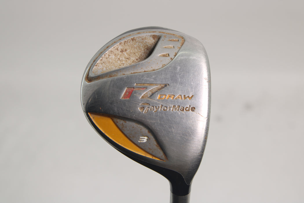 TaylorMade R7 Draw fairway RH #3 REAX 55 graphite Tip Soft R Pre-Owned