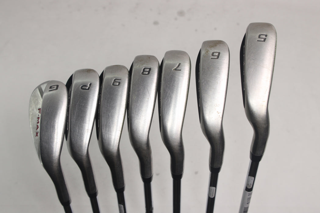 Cobra F-Max Superlite irons RH 5-9P.G steel S Pre-Owned