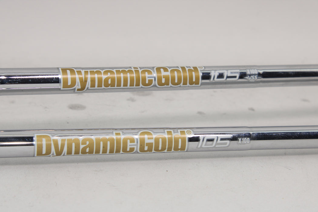 TaylorMade Stealth iron RH 4-9P.A Dynamic Gold 105 X100 Pre-Owned