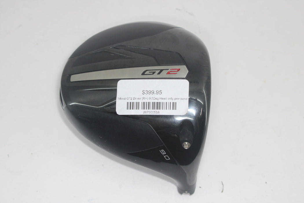 Titleist GT2 Driver (RH) 9.0Deg Head only pre-owned