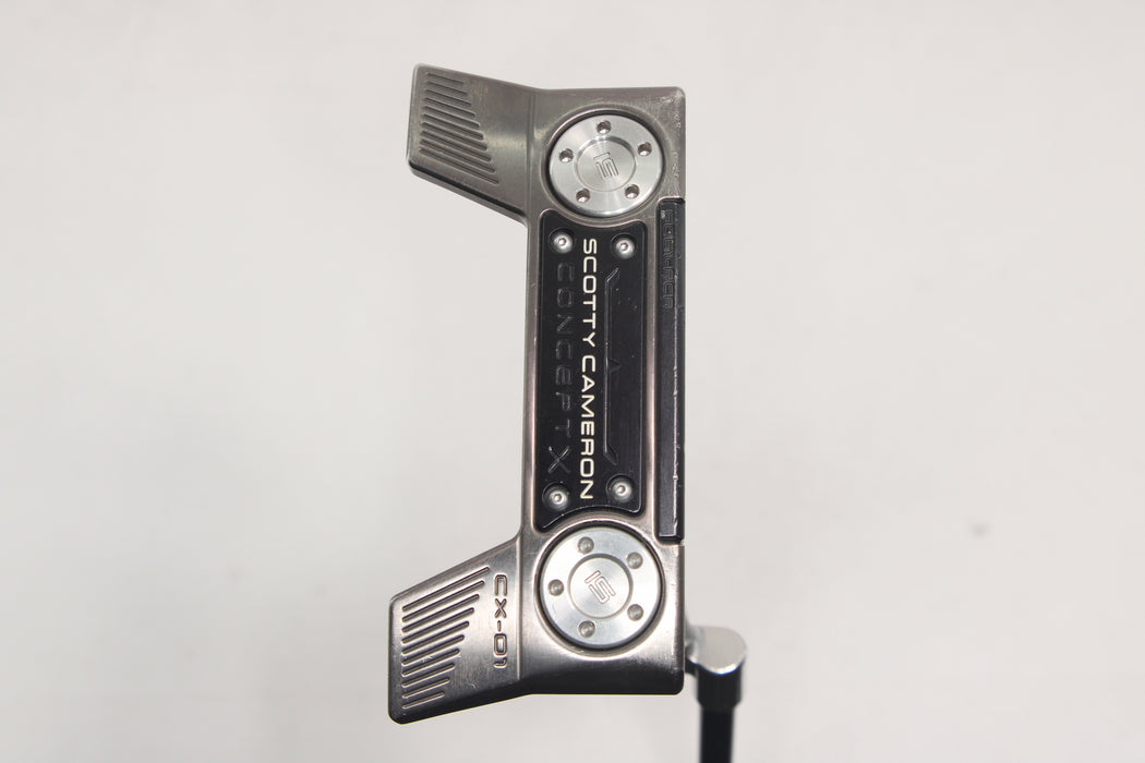 Titleist Scotty Cameron Concept X CX-01 Putter (RH) 34inch Black sttel  No Cover Pre-owned