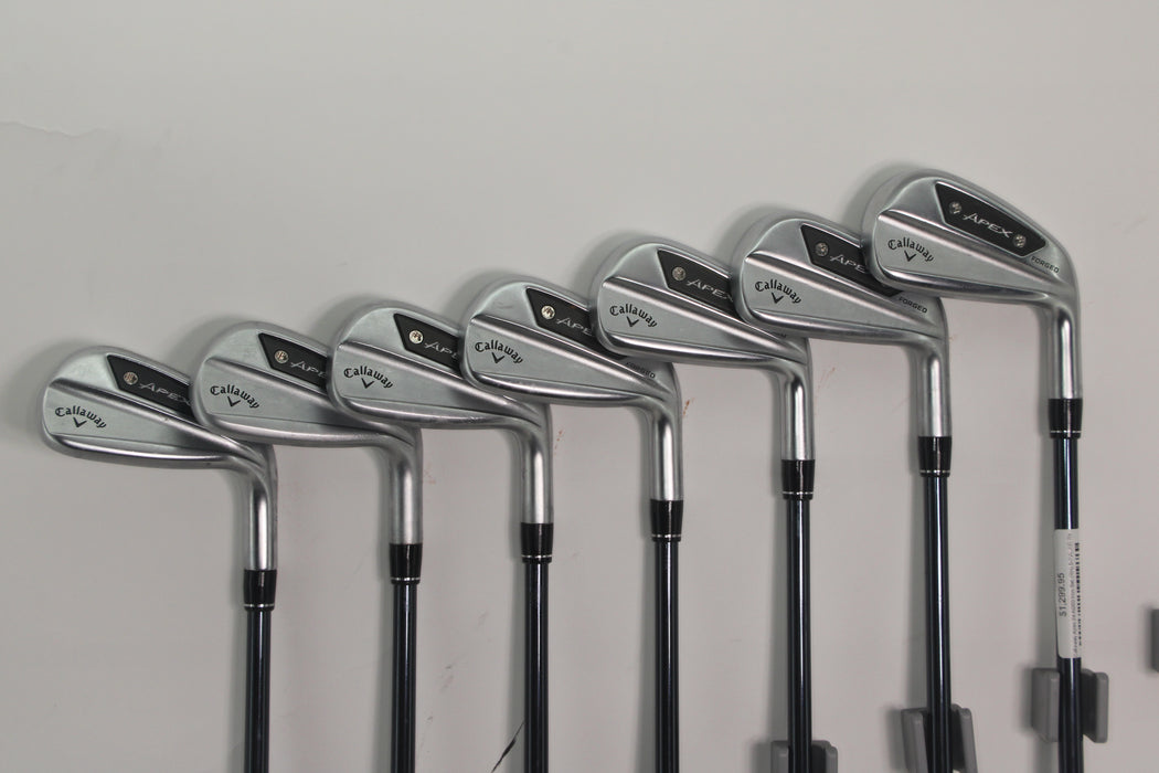 Callaway Apex 24 Ai200 Iron Set (RH) 5-PW, AW Recoil Dart75/F4 Pre-owned