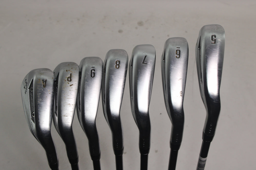 Callaway Apex 24 Ai200 Iron Set (RH) 5-PW, AW Recoil Dart75/F4 Pre-owned
