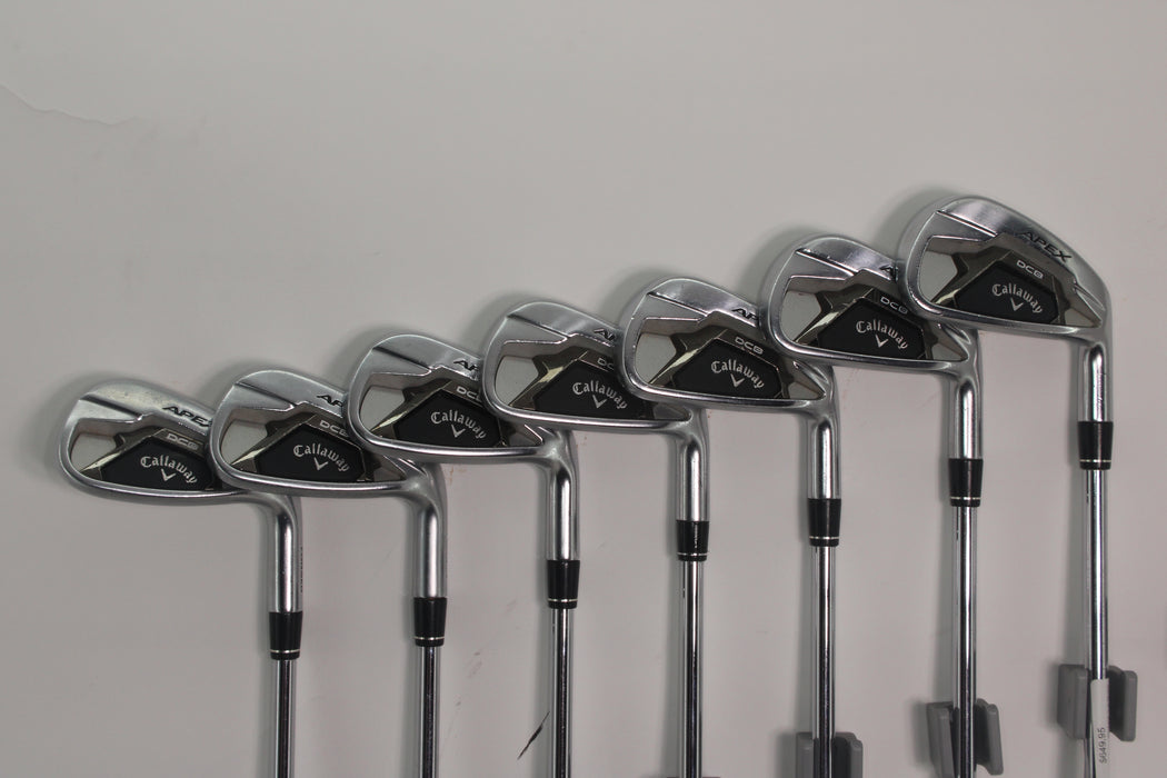 Callaway Apex DCB 21 Iron Set 4-PW True Temper Elevate MPH 85 Steel/S Pre-owned