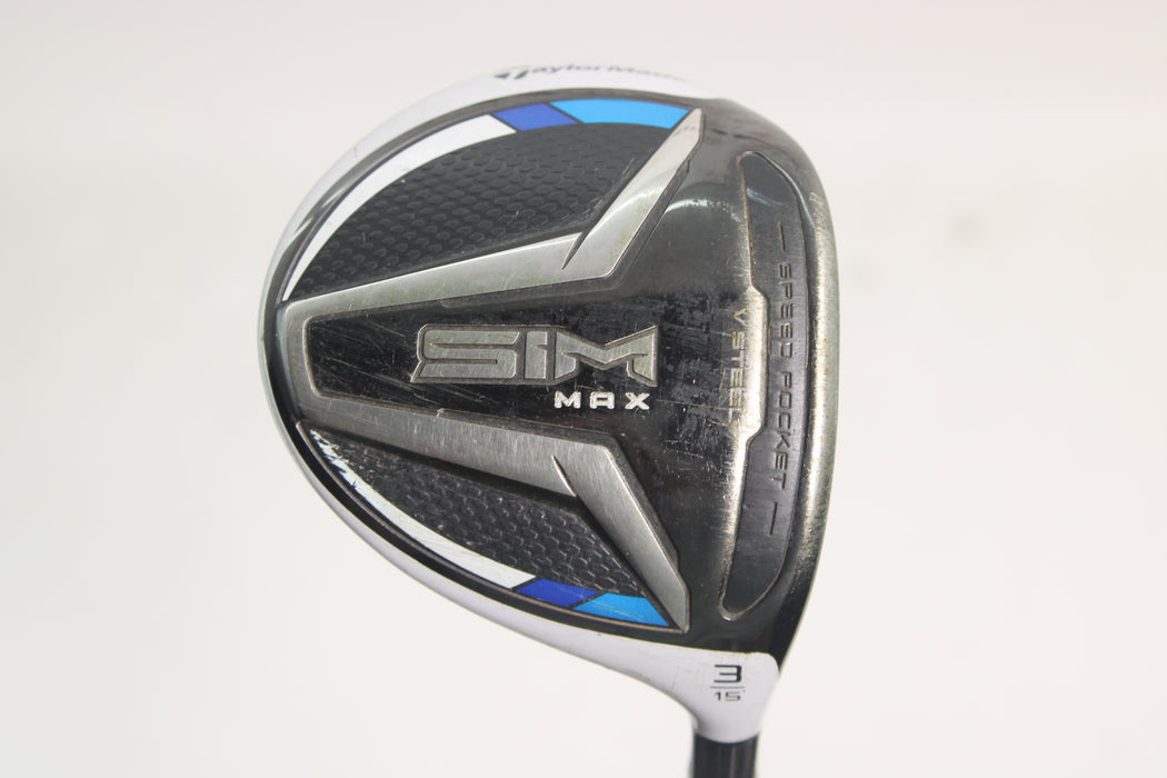 TaylorMade SIM MAX Fairway RH 15 deg Kai'li Red 75 X Pre-Owned