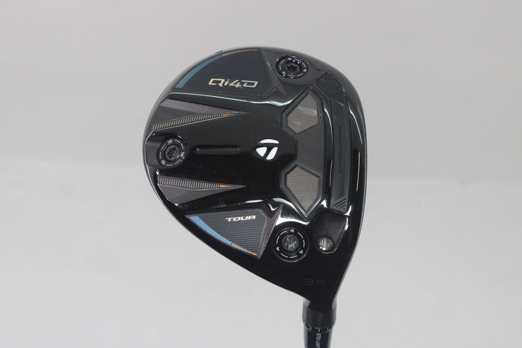TaylorMade Qi4D Tour Fairway Wood RH 3W/15 REAX 75 S Pre-owned