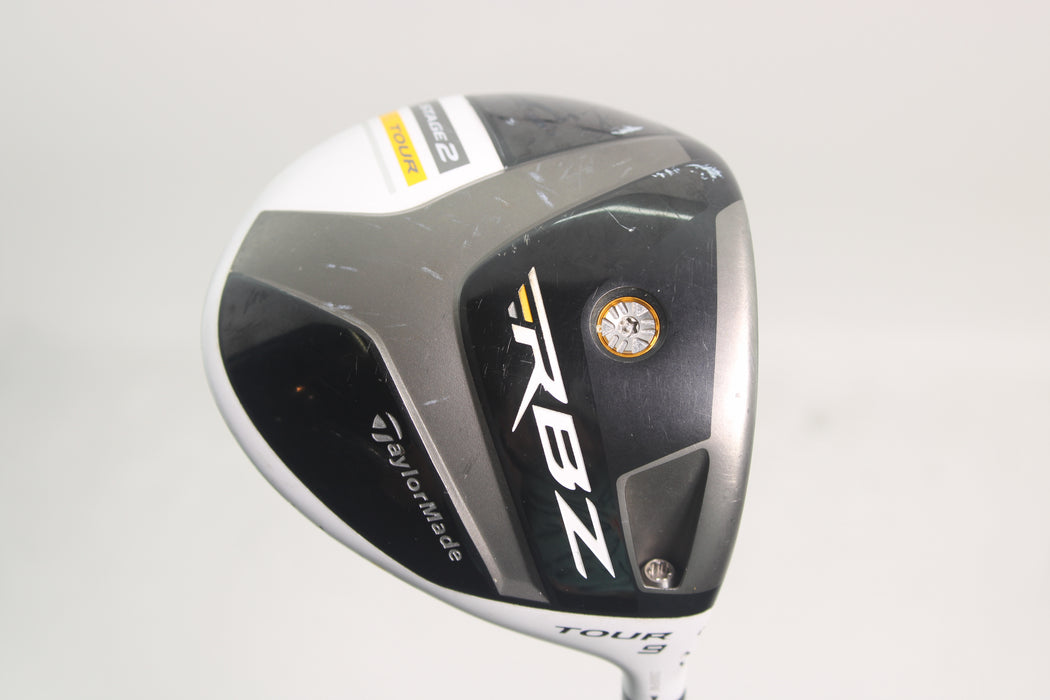 TaylorMade RBZ Stage2 Tour Driver RH 9.0 Rocket Fuel Matrix S Pre-Owned