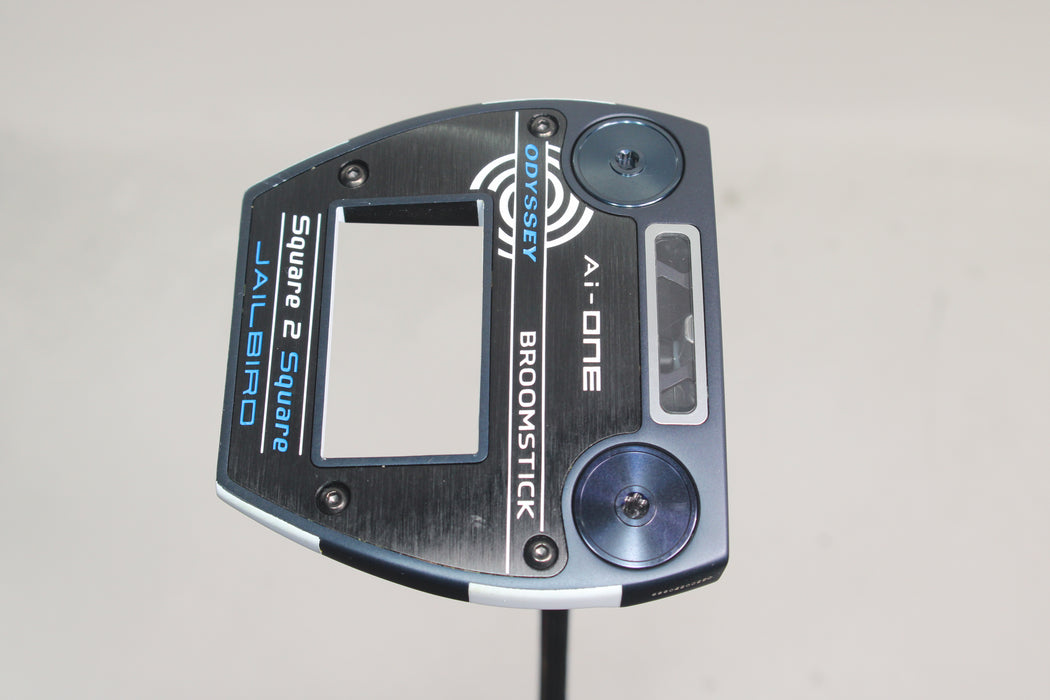 Odyssey Ai-ONE Square 2 Square Jailbird Broomstick Putter (RH) 48in Pre-owned