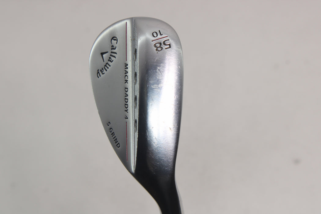 Callaway Mack Daddy 4 tour Chrome 8/10Deg wedge (RH) DGTI/S200 Pre-owned