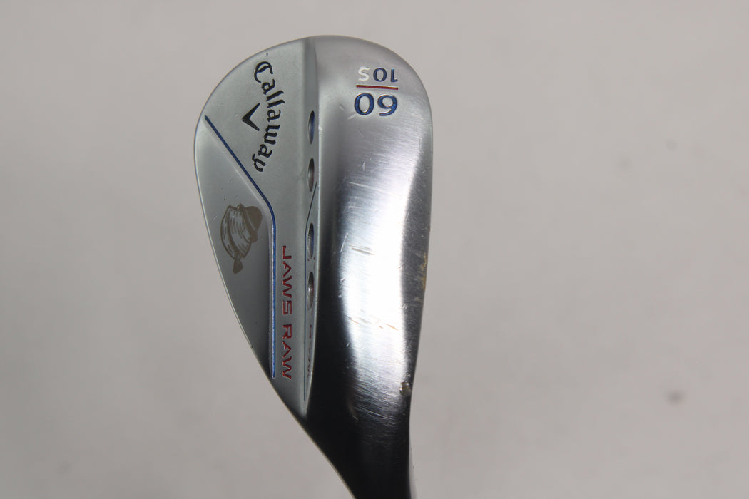 Callaway Jaws Raw Chrome Wedge (RH) 60/10S Dynamig Gold Spinner Tour Issue 115/ Wedge Pre-owned
