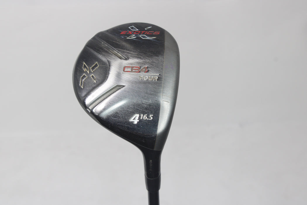 Tour Edge Exotics CB4 Tour Fairway Wood RH 4W/16.5 Rombax P95 Unknown Pre-owned
