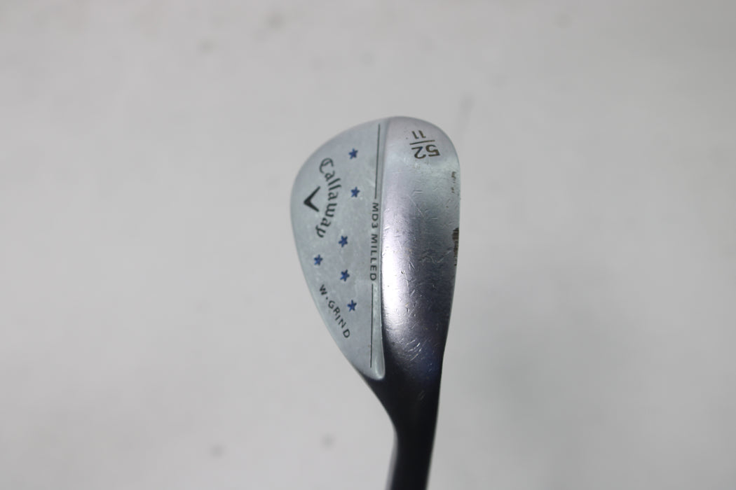 Callaway MD3 Milled Chrome W-Grind Wedge (RH)52/11 Steel/Pre-owned