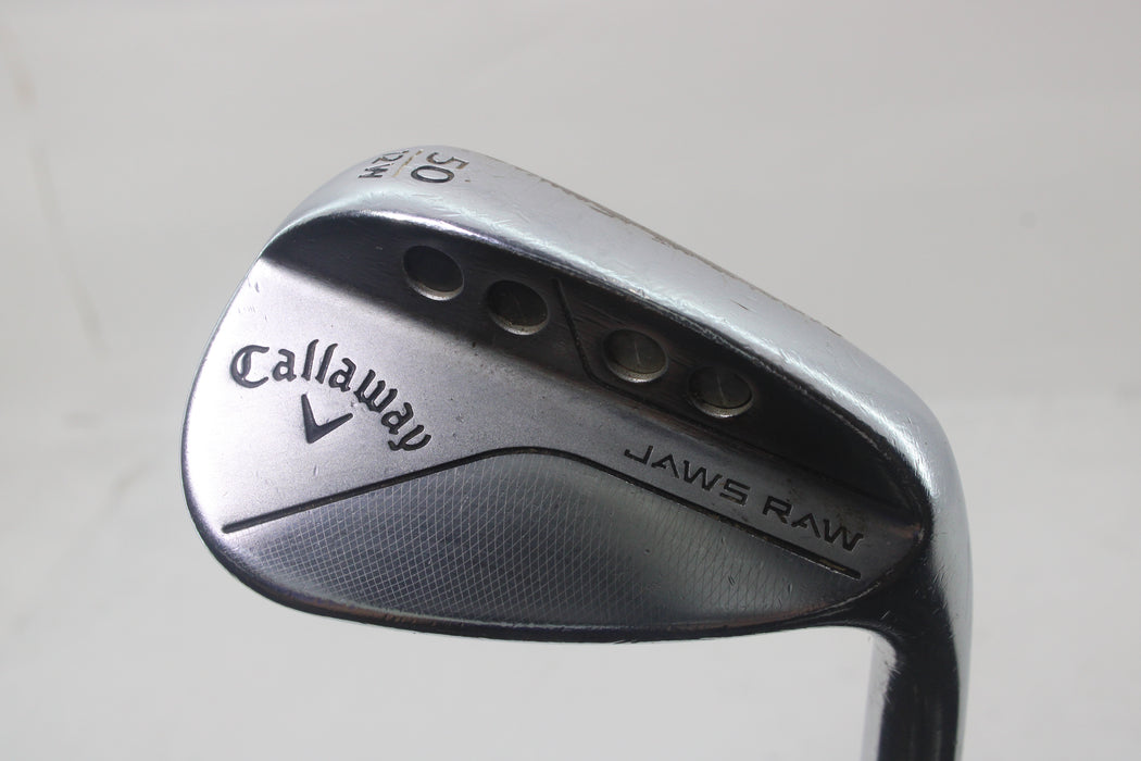 Callaway Jaws Raw Chrome Wedge (RH) 50deg Dynamic gold Wedge flex pre-owned
