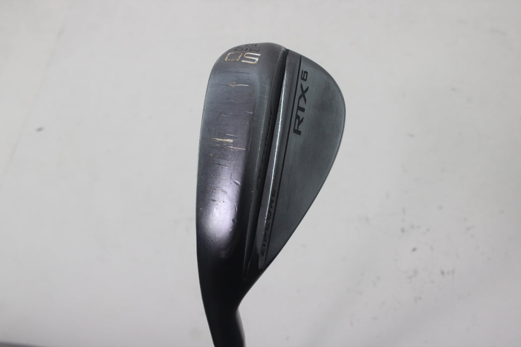 Cleveland Zipcore RTX 6 Black Satin 50/10 (LH) DG Spinner Wedge Flex Pre-Owned