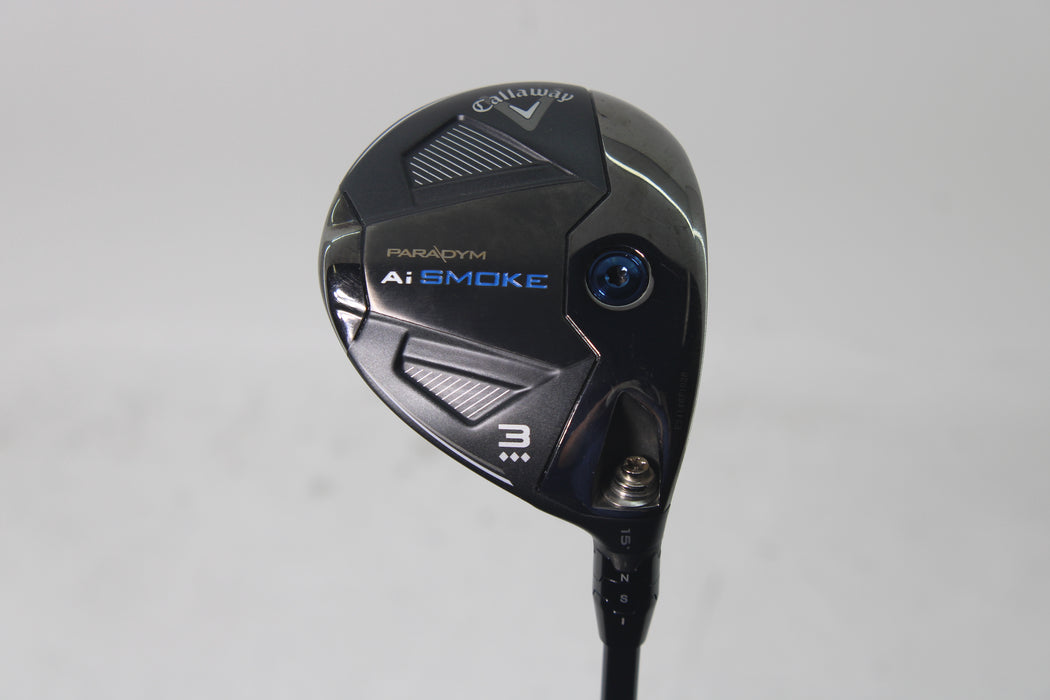 Callaway Paradym Ai Smoke TD Fairway Wood (RH) 3WD 15deg HZRDUS RDX SMK Black 80/6.5X Pre-owned