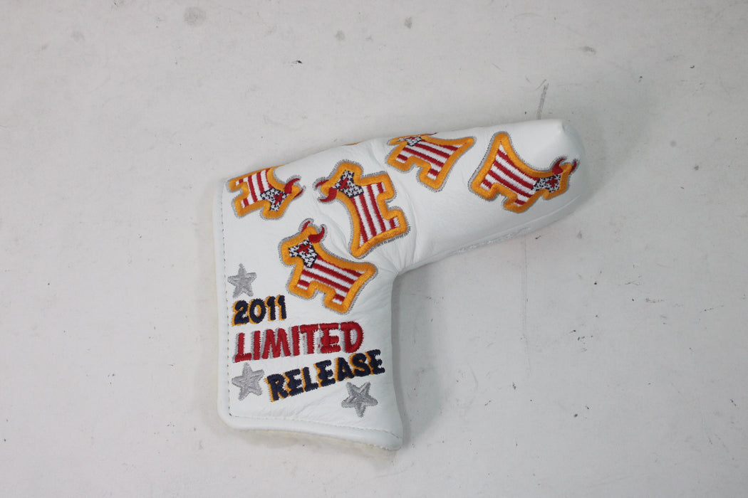 Scotty Cameron SCOTTY'S CUSTOM SHOP - 2011 LTD DANCING JUNK YARD DOG U.S. FLAG - WHITE LEATHER