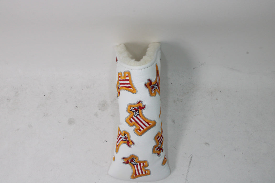 Scotty Cameron SCOTTY'S CUSTOM SHOP - 2011 LTD DANCING JUNK YARD DOG U.S. FLAG - WHITE LEATHER