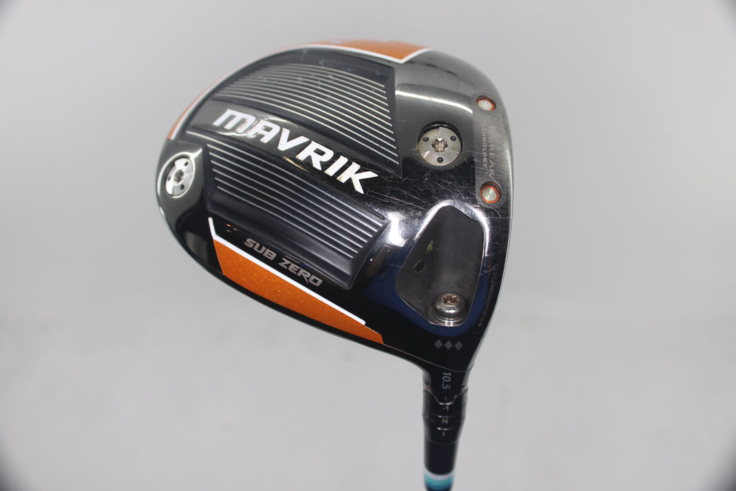 Callaway Mavrik Sub Zero Triple Diamond Driver (RH)10.5Deg HZRDUS RDX Blue 60/TX Pre-owned