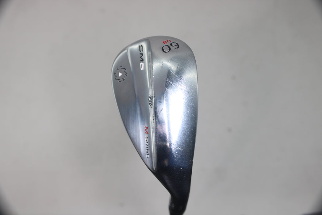 Titleist Vokey SM6 Tour Chrome Wedge (RH) 60/08M PJX Pxi 5.5/Reg Pre-owned