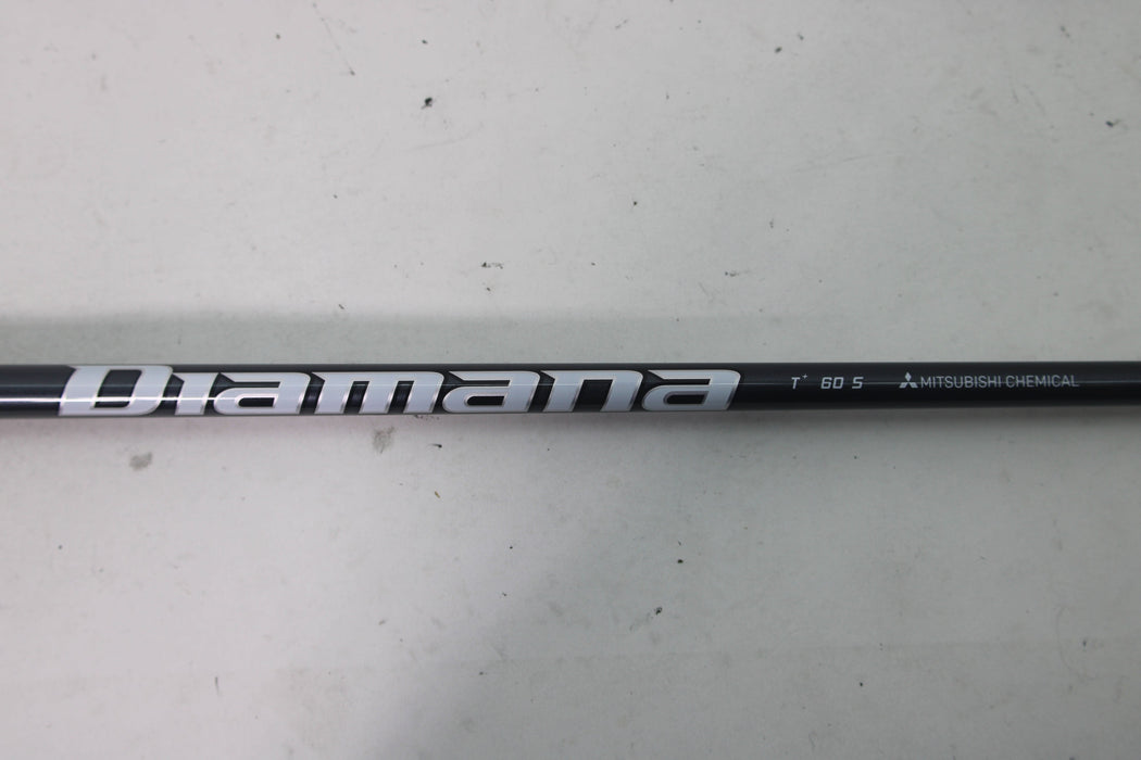 Mitsubishi Rayon Diamana T+ 60/S Driver Shaft W/TM Adaptor Pre-owned