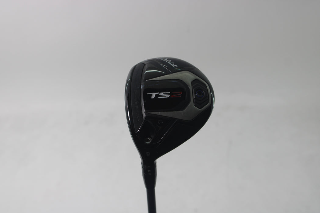 Titleist TS2 Fairway Wood (LH) 18Deg HZRDUS Smoke Black 70/5.5Reg Pre-owned