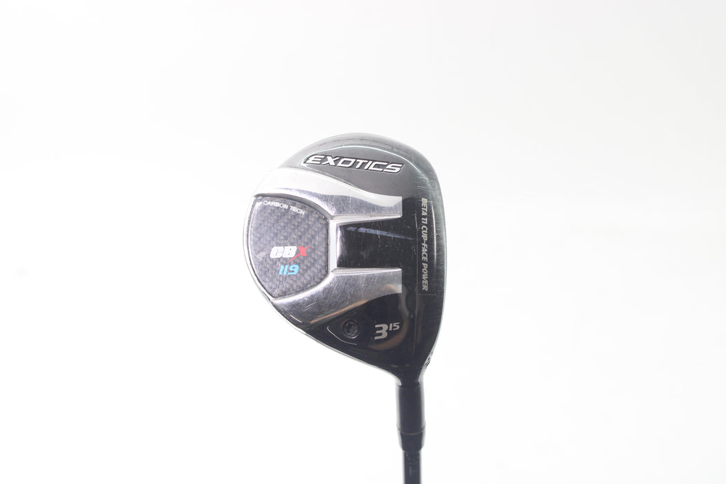 TourEdge CBX 119 Fairway RH 3W/15 Kuro Kage 70 S Pre-owned