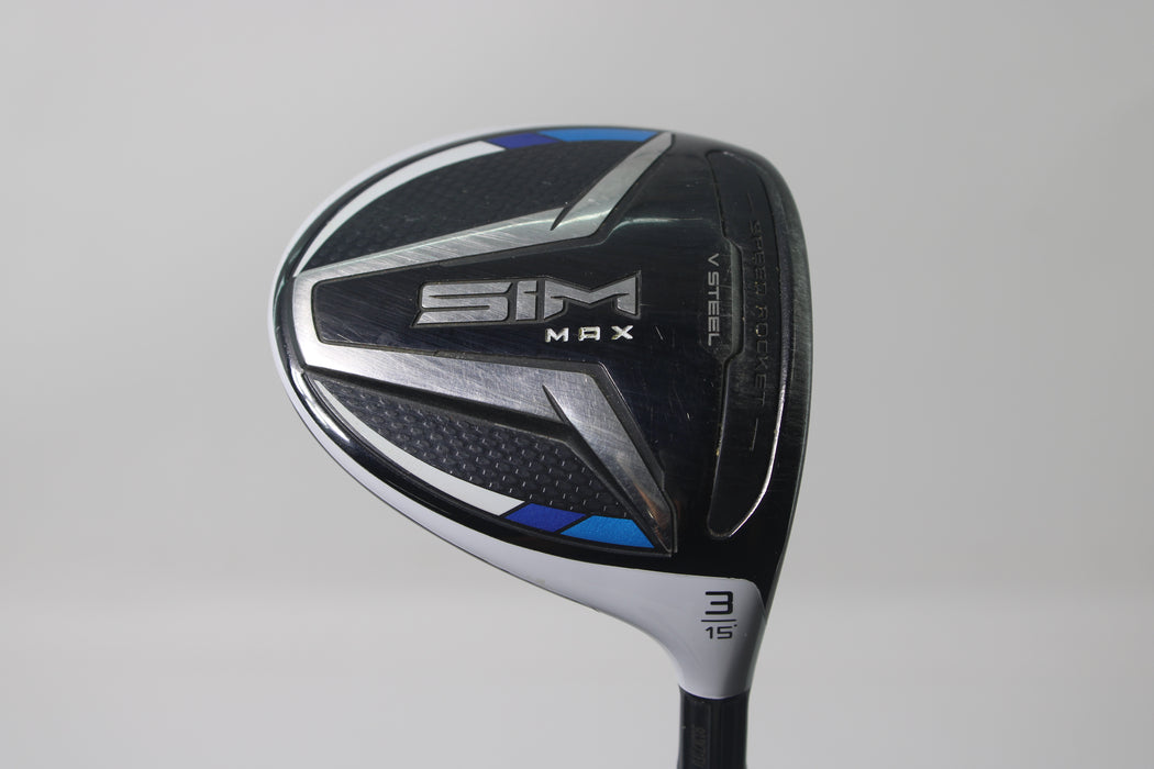 TaylorMade SIM Max Fairway RH 3W/15 Helium 50 F3/R Pre-owned