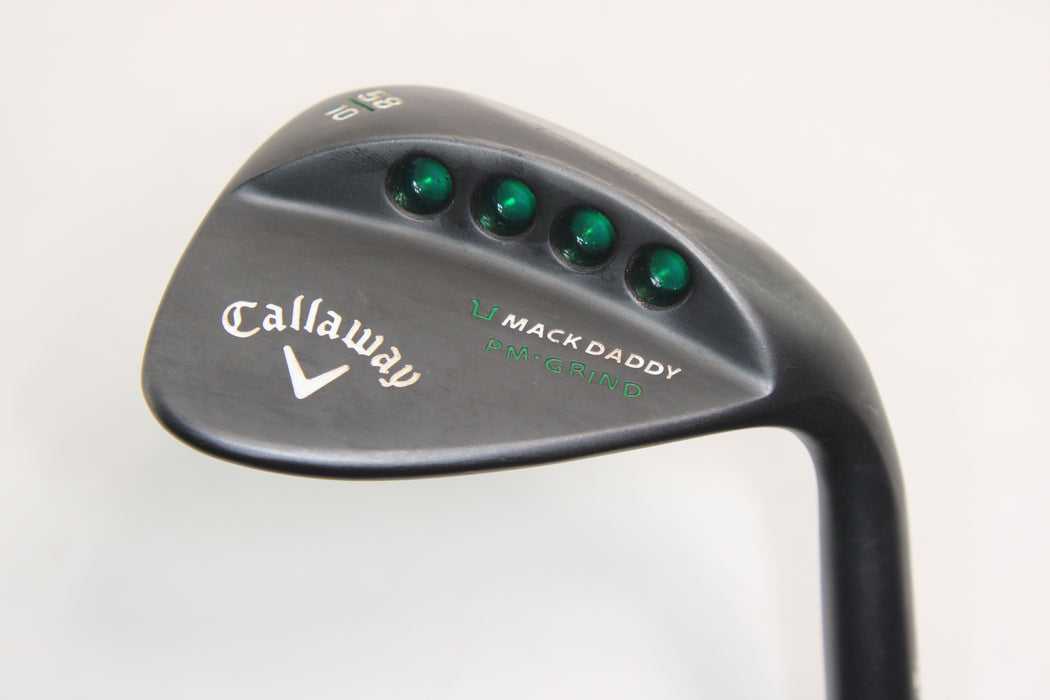 Callaway Mack Daddy Matt Black 58 degree with PM grind right handed Pre-owned