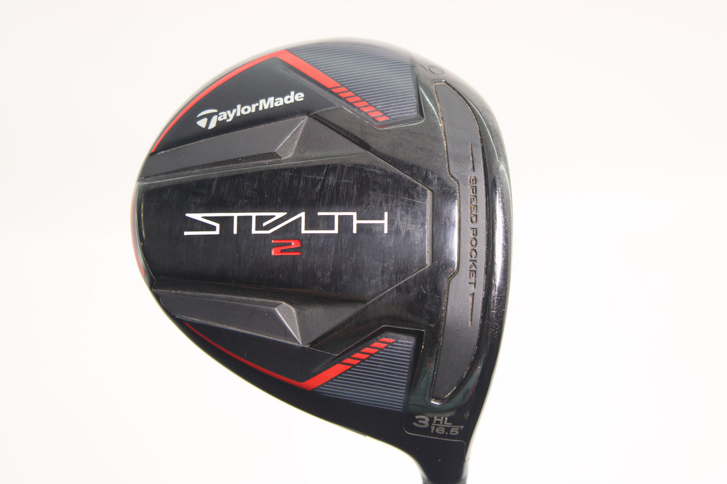 TaylorMade Stealth 2 3 wood Right handed with Fujikura Ventus TR red 50 gram Amatuer Flex shaft Pre-Owned