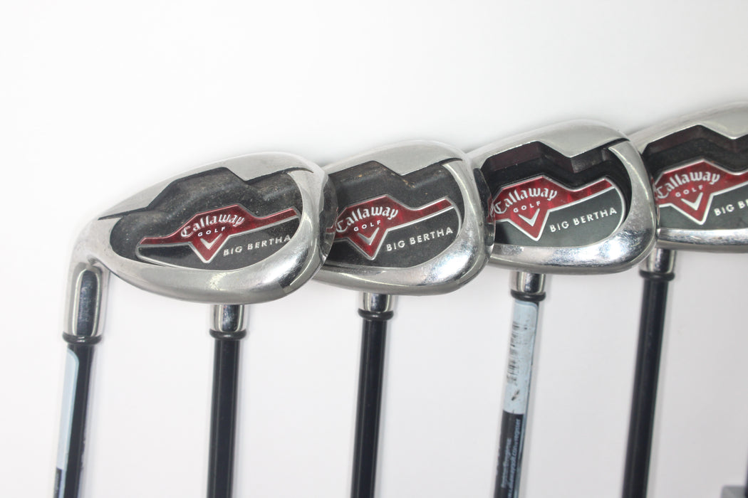 Callaway Big Bertha 2006 Irons LH 4-9P.S 75 graphite R Pre-owned