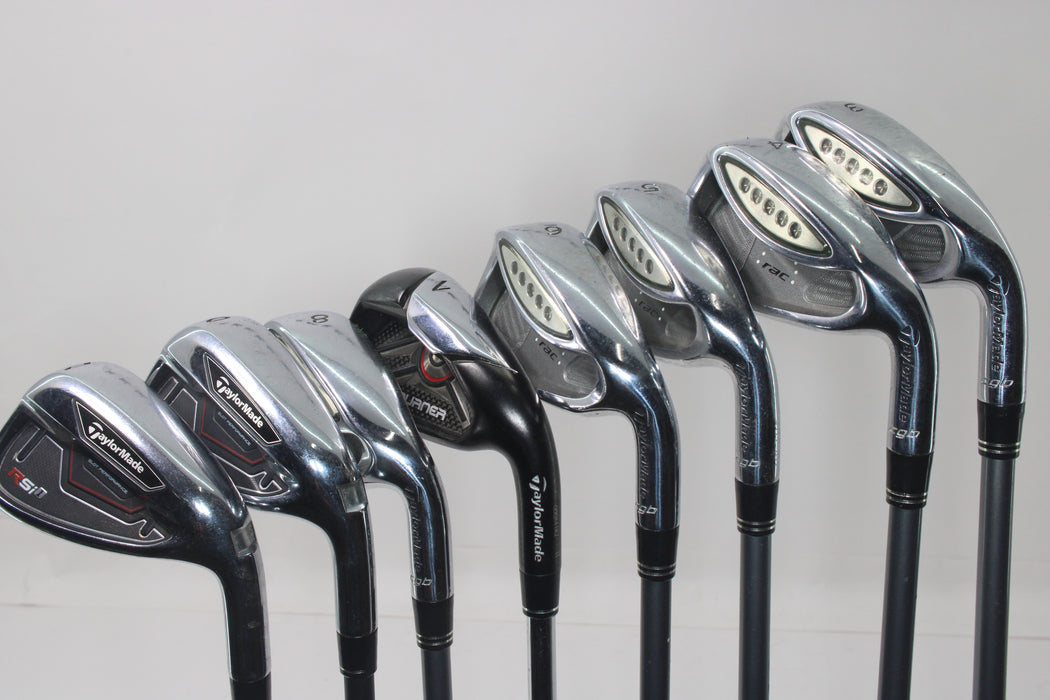 Taylormade Mixed Iron(RAC,Burner black ,RSi set 3-PW GR/S, Seel/S Pre-owned