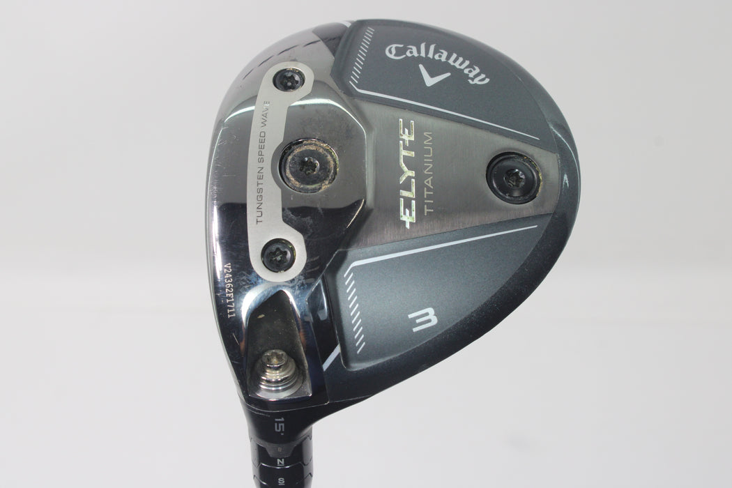 Callaway Elyte Titanium 3 wood (LH) Denali Grey 70 6.0 Pre-Owned
