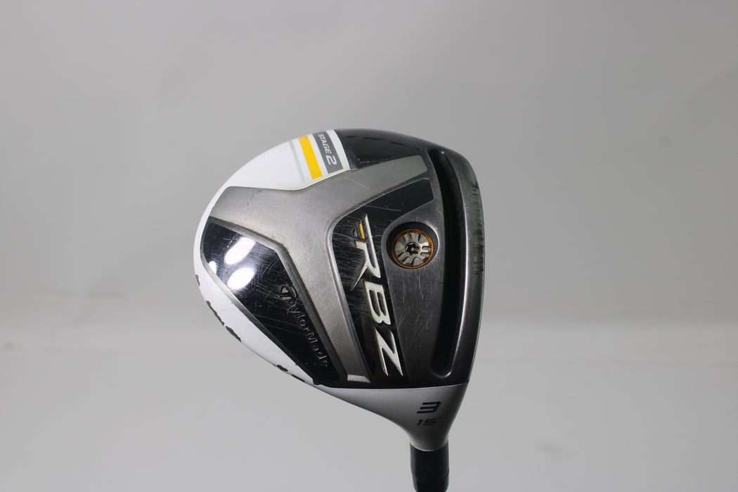 TaylorMade RBZ Stage 2 Fairway Wood RH 3W/15 Rocketfuel 60 R Pre-owned