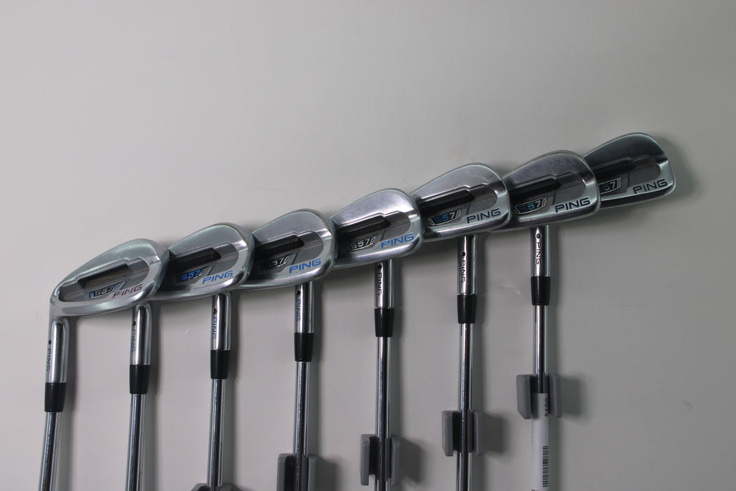 PING S57 irons RH 4-9P steel Pre-owned