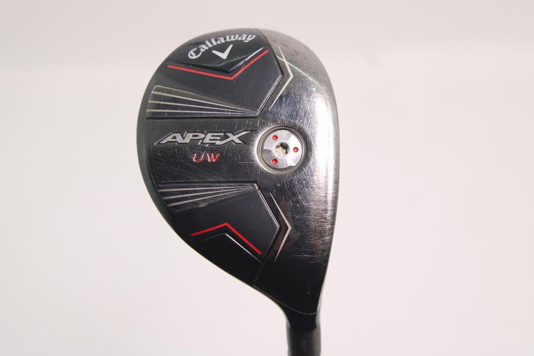 Callaway Apex UW 24 19 Degree Right Handed Hybrid With Tour AD-DI 7 Stiff Flex Pre-Owned