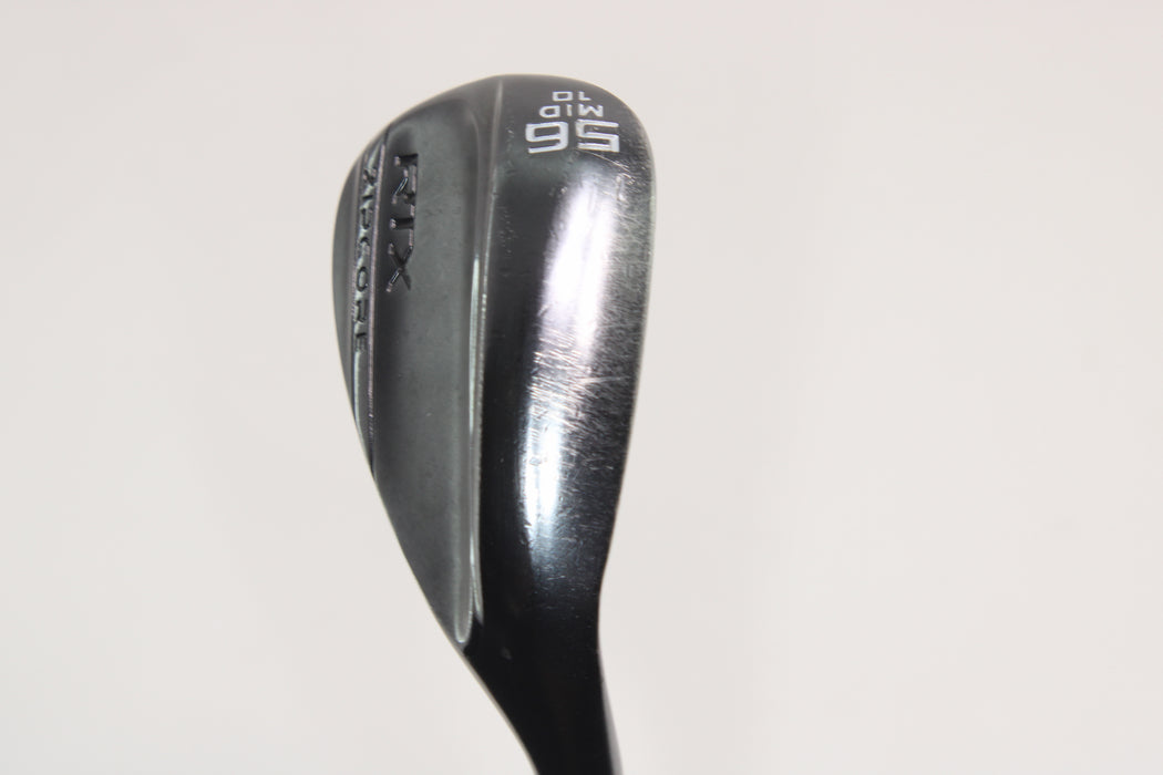 Cleveland RTX Zipcore Black Satin Wedge 56 degree with 10 bounce M Grind with DG Tour Issue Spinner Steel Shaft Wedge flex Pre-Owned