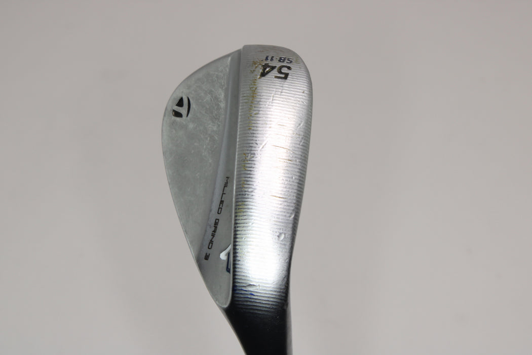 TaylorMade Miled Grind 3 Tour Satin 54 degree 11 Bounce SB grind with Modus 120 gram stiff flex Pre-Owned