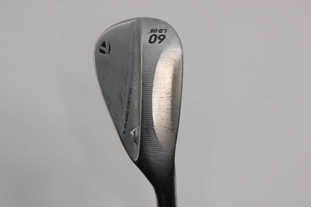 TaylorMade Milled Grind 3 Tour Satin 60 degree 8 Bounce SB grind with Dynamic Gold Tour Issue s200 Pre-Owned