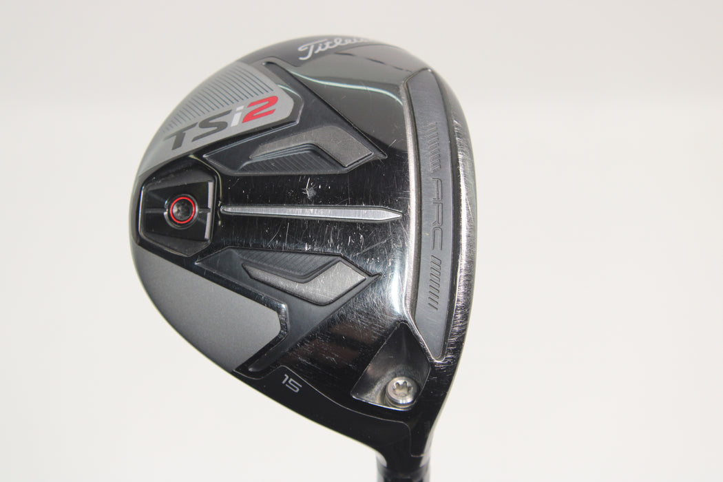 Titleist Tsi2 Fairway Wood 15 Degree Right Handed with PJX HZRDUS CB Red 50 gram Regular Flex Pre-Owned
