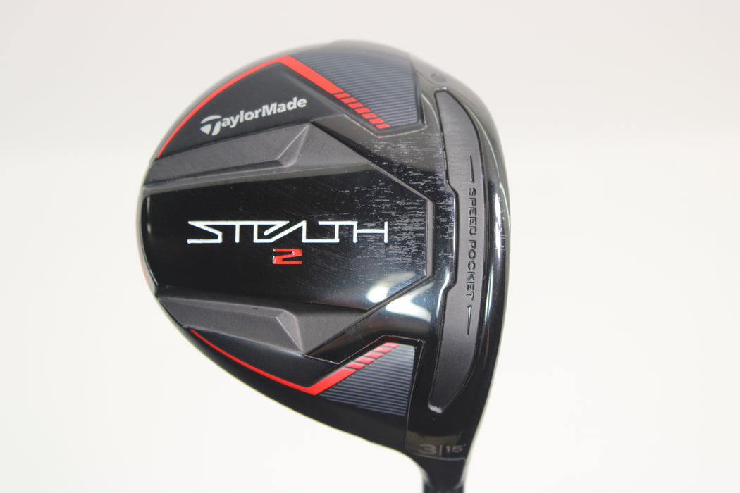 TaylorMade Stealth 2 Fairway Wood 3 15 degree Right Handed with Ventus TR 60 gram stiff flex shaft Pre-Owned