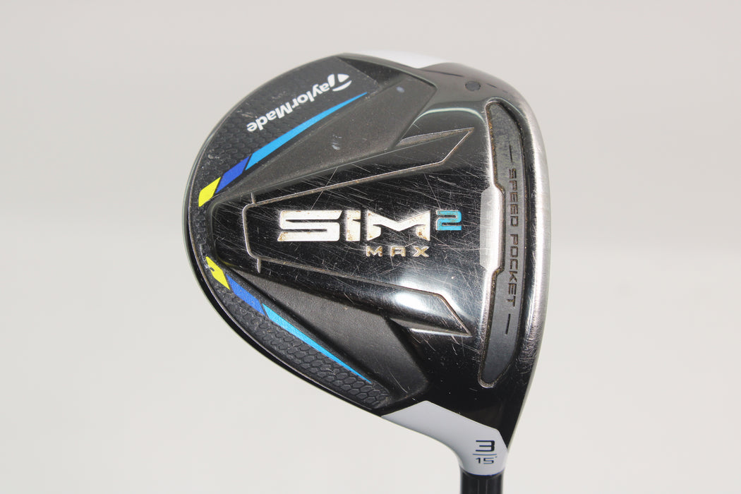 TaylorMade Sim 2 Max 3 Wood Right Handed with Aldila Rogue 110 MSI 70 gram Stiff flex Pre-Owned