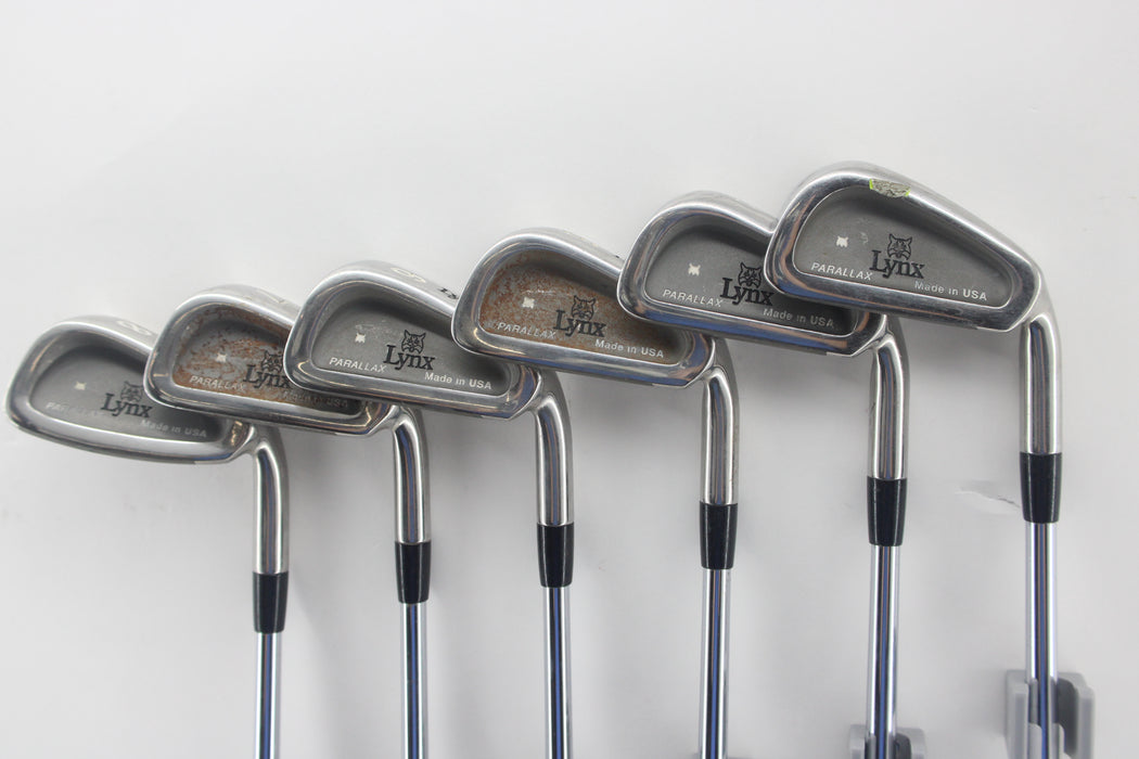 Lynx Parallax Irons RH 3-8 Dynamic Gold X100 Pre-owned