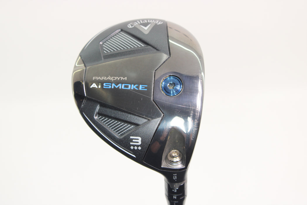 Callaway Paradym AI Smoke Triple Diamond 3 Wood (RiH)with MCA Tensei AV65 Stiff Flex (Like New) Pre-Owned