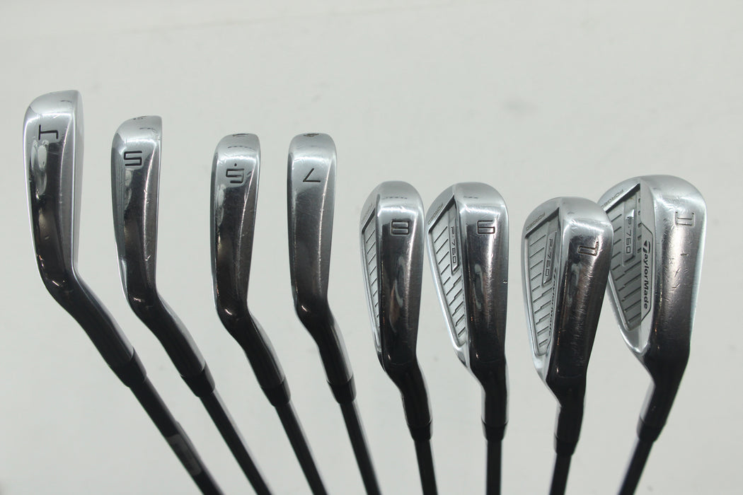Taylormade P-760 Forged irons 4-P KBS Tour 130 X Flex (RH) Pre-Owned