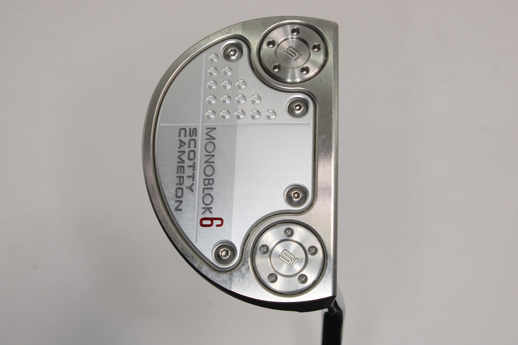 Scotty Cameron Mono Black 6 Putter Right Handed 34 Inches Pre-Owned
