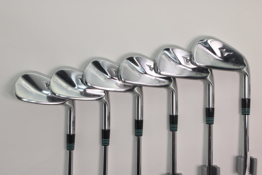 Mizuno Pro 245 Custom Iron Set Right Handed 5-PW w/BB&F Ferrule with Dynamic Gold Tour Issue/ X100 Pre-Owned