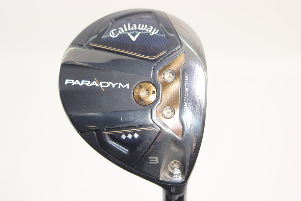 Callaway Paradym TD 3 Wood Right Handed With MCA Tensei AV Blue 75 Stiff Pre-Owned (Like New)